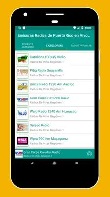 Puerto Rico Radio Station Radio Puerto Rico FM and android App screenshot 1