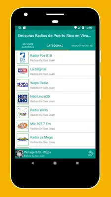 Puerto Rico Radio Station Radio Puerto Rico FM and android App screenshot 6